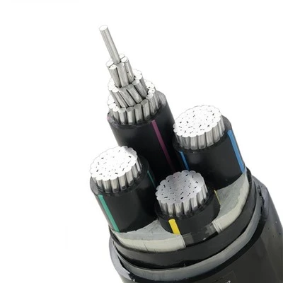 YJLHV22 4 Ydin 240mm² Alumiiniydin XLPE Teräsnauha Panssaroitu PVC-suoja Power Industrial