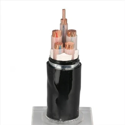 YJV Cu/XLPE/PVC/SWA/PVC johdineristetty panssaroimaton virtakaapeli 3-ytiminen 0,6/1kv kupari